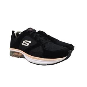 Skechers Shoes Womens 9 Athletic Trainer Lite Weight Sneaker Walking Sport Black